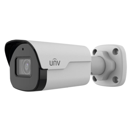 Cámara IP bullet, 4Mpx, IR 40mts, 1/3", 4mm. IP67, IA, micrófono integrado