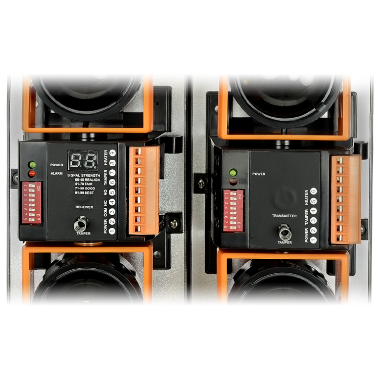 Pack barreras infrarrojas 4 haces 150m. Cableada
