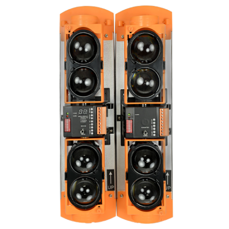 Pack barreras infrarrojas 4 haces 150m. Cableada