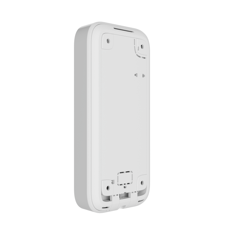 Teclado inalámbrico con pantalla IPS táctil y lector RFID para central Ajax. Blanco