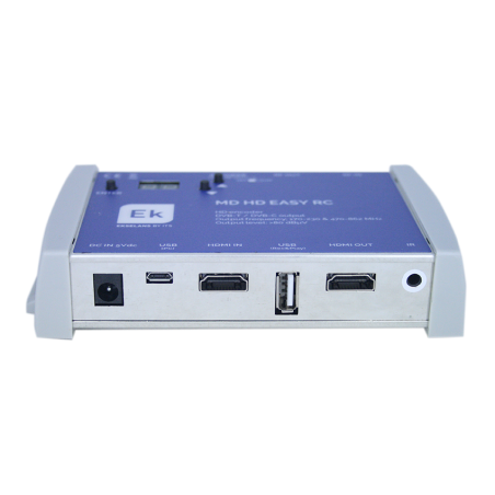 Modulador digital EKSELANS MD HD EASY RC - HDMI a COFDM/QAM HD, HDMI Loop, USB e IR