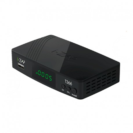 Receptor TDT Klack RICD1230 Sintonizador DVB-T2, USB Euroconector