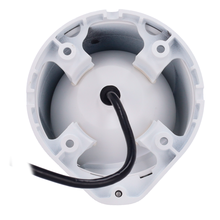 Cámara domo 4 en 1, 1080p, 1.2mm, IR 30mts. IP66, blanca.