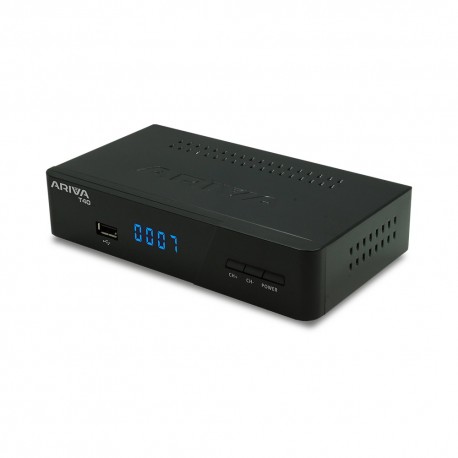 Receptor TDT DVB-T2 HEVC, HD, H.265, Dolby E-AC-3 sound. 1 USB, 1 SCART. 1HDMI. PVR and Timeshift.