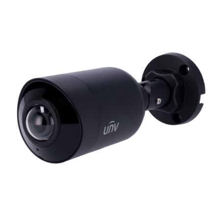 Cámara IP bullet, 5Mpx, IR 20mts, 1/2.7", 1.6mm, IP67, Ultra265H, Gran angular, Audio bidireccional.
