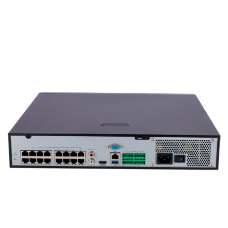 NVR 16ch IP hasta 12Mpx, 320Mbps, Ultra H.265, 4 HDD