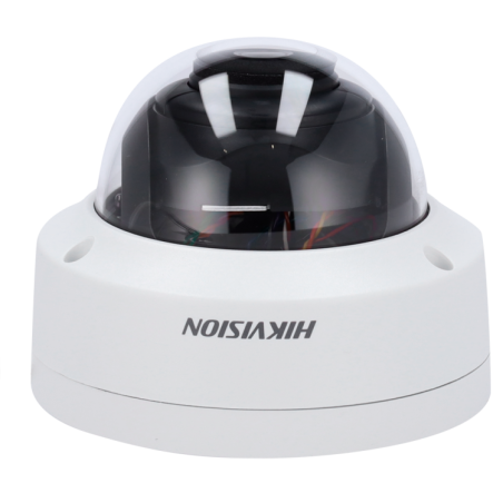 Cámara IP domo, 4MPx, IR 30mts, 2.8mm, H.265+, PoE802.3af. IP67. IK10