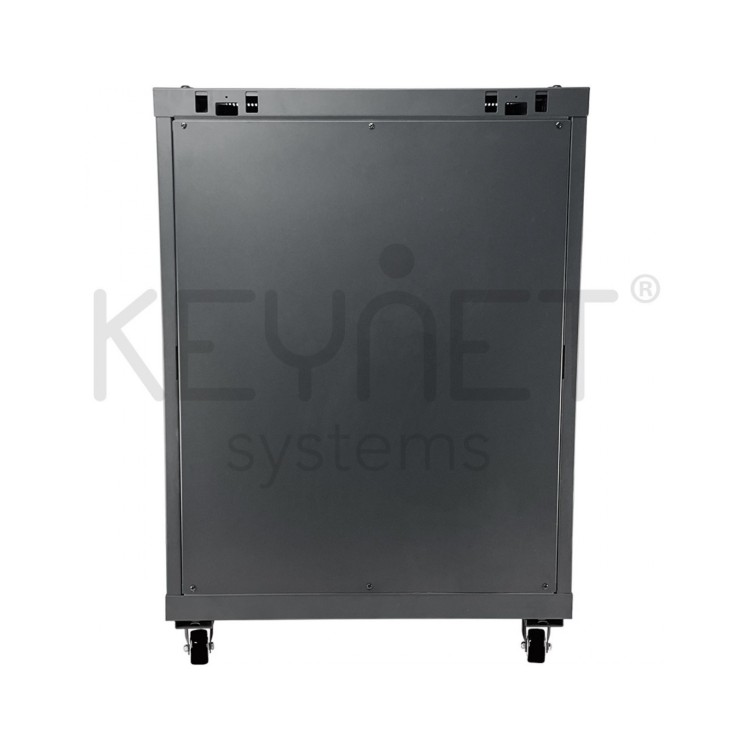 Armario rack mural 19" Keynet FR6-C1566-U - 15U, 600x600x770mm, puerta cristal, desmontado