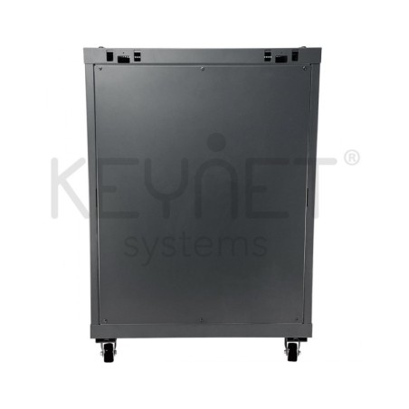 Armario rack mural 19" Keynet FR6-C1566-U - 15U, 600x600x770mm, puerta cristal, desmontado