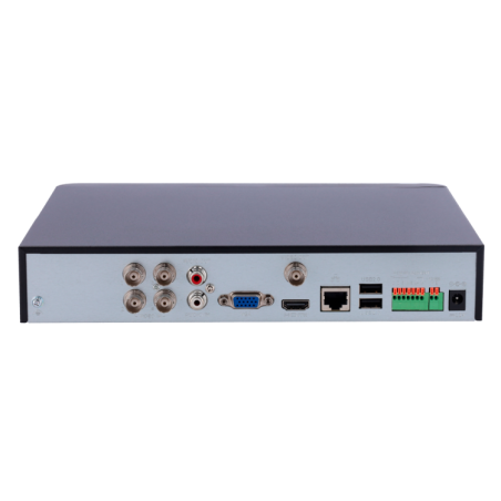 DVR 5 n1 de 4ch 4Mpx + 2IP hasta 8Mpx. H.265, 1 HDD.