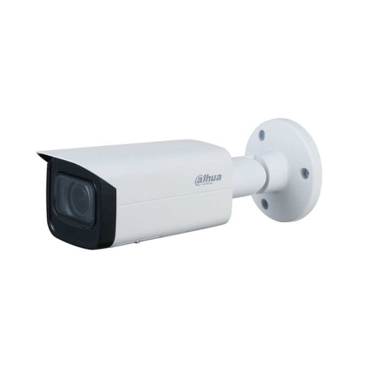 Cámara IP bullet, 4Mpx WizSense, IR 60mts, fija 2.7-13.5mm, H265+, PoE802,3af, IP67