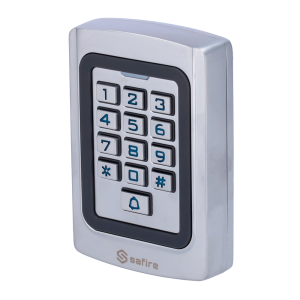Control de acceso autónomo acceso por teclado y EM RFID, PIN y App. Salida relay, Wiegand 26 y WiFi. IP68
