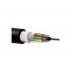 Cable 128 fibras 8Tx16F SM Monomodo G652D 250µ holgada multitubo. Bobina 2000mts/Corte
