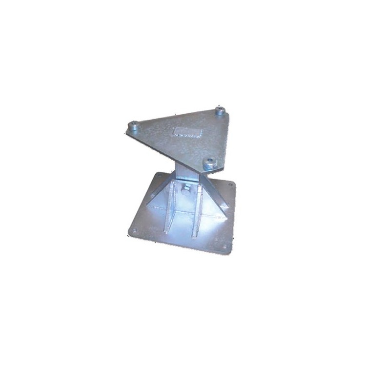 Base basculante para torres de 360mm, tornillos W1! 1/2, Placa 397x10