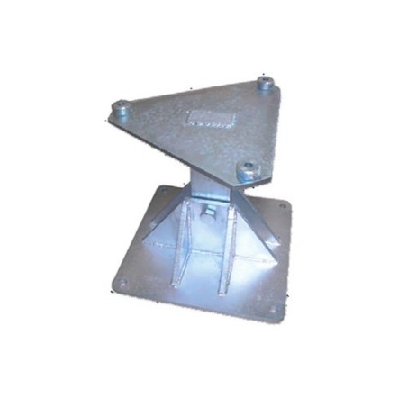 Base basculante para torres de 360mm, tornillos W1! 1/2, Placa 397x10