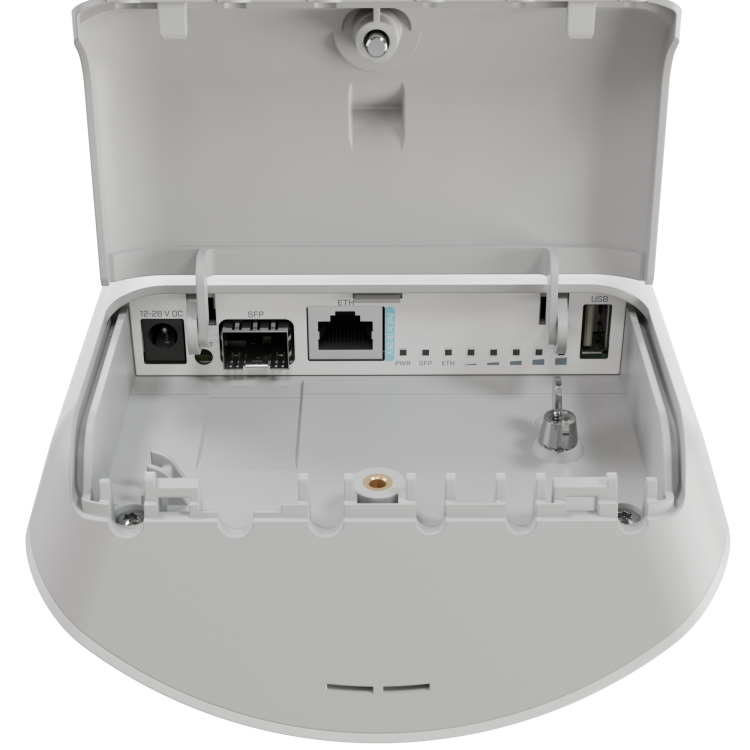 AP Wifi6 2.4/5GHz, 28dBm, 15dBi. Puerto Gb con POE-in, puerto SFP 2.5Gb, L4
