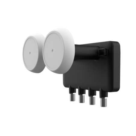 Lnb Quad (4 Receptores), Monoblock 6º (Astra 19.2 - Hot Bird 13), 58-68dB, 0,1dB ruido