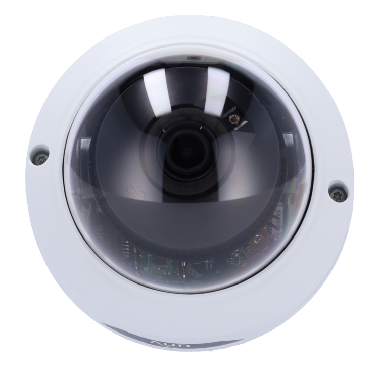 Cámara Domo IP Uniview UV-IPC322LB-AF28WK-G - 2 MP, WiFi, IR 30 m, micrófono