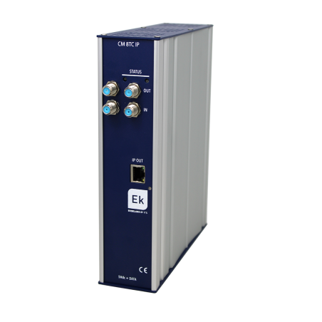 Transmodulador 8x DVB-T/T2/C a IP. Hasta 64 streams