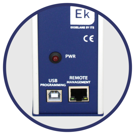 Fuente de alimentación 5V - 20A con control remoto. Para cabeceras profoesionales EK