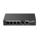 Switch Gestionable, x4 puertos Gigabit PoE 802.3af/at, 54W, x2 puertos Uplink, x1 SFP Combo