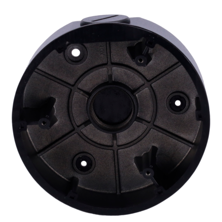 Caja conex. Uniview. 117.8mm diámetro. Negro