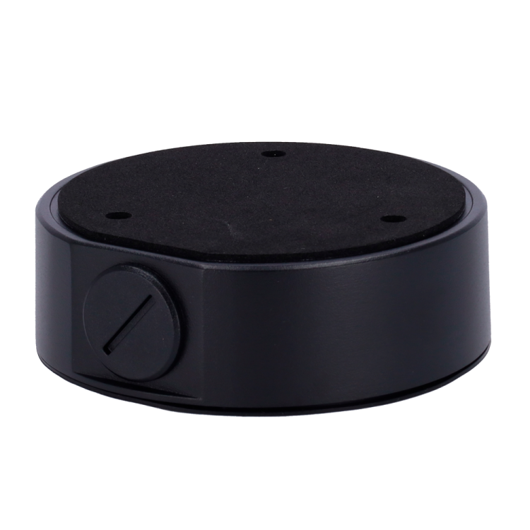 Caja conex. Uniview. 117.8mm diámetro. Negro