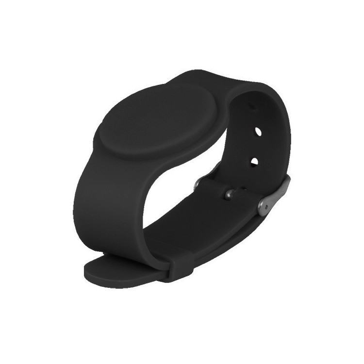 Pulsera MIFARE pasivo 13.56MHz ajustable color negro