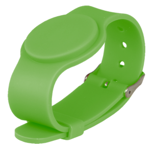 Pulsera MIFARE pasivo 13.56MHz ajustable color verde