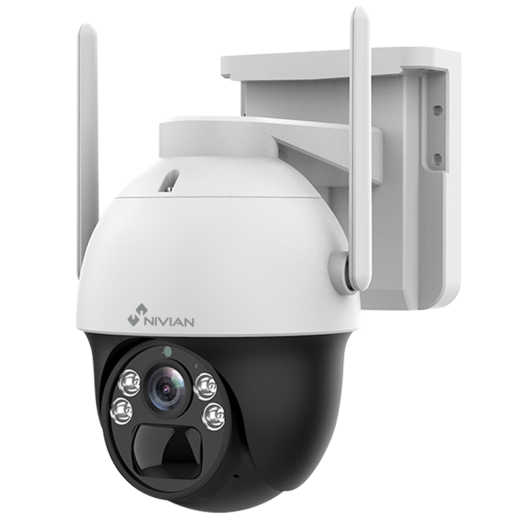 Cámara IP PTZ 4G, 2K 3MPx, IR 30mts, 4mm, H.265. Exterior IP66