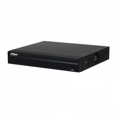 NVR 4ch IP PoE hasta 4K/8Mpx, 80/60Mbps, H.265+, 1 HDD