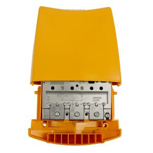 Amplificador de mástil 5G, 1 Entrada: FM/BIII/DAB/UHF. G: 36dB. Salida 123dBµV