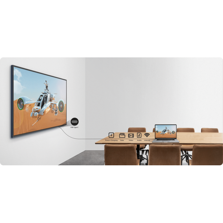 Pantalla comercial 75" 4K, Anti-reflejo, Android 11.0, Wifi, Altavoces 2x10W, 4G RAM, USB Wifi Wi-Fi 6 (802.11ax)