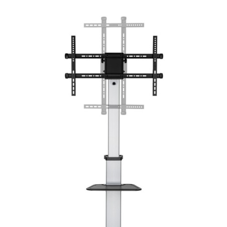 Soporte suelo con ruedas para Pantallas, TV y monitores de 37 a 86", hasta 50Kg. Con bandeja