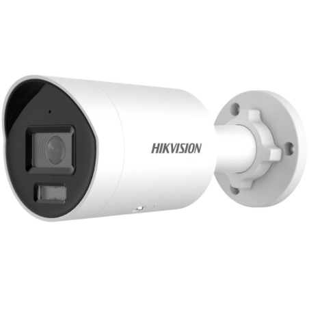 Cámara IP bullet, 2MPx, IR 40mts, 2.8mm, H.265+, PoE802.3af.  IP67, Motion Detection 2.0 de humanos y vehículos