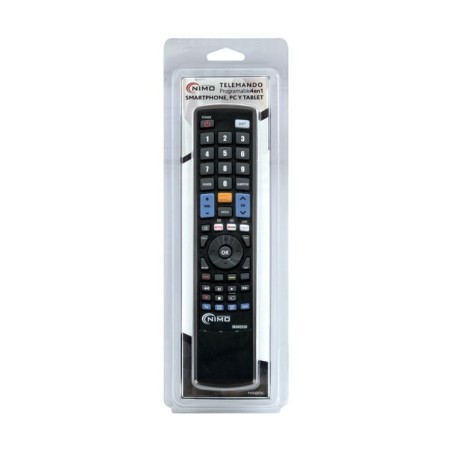 Mando a distancia Nimo MAN2036, programable universal 4 en1. Negro