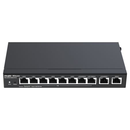 Router Controlador Cloud, x10 Puertos Gigabit, 8 PoE 110W Total, 1LAN Gb + 1Gb WAN , 1.5Gbps ancho banda.