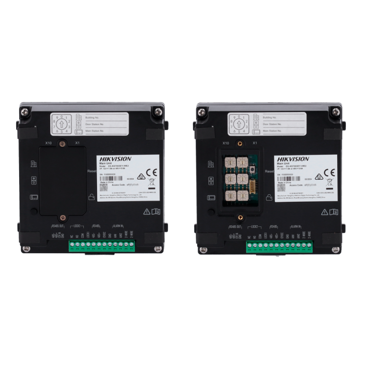 Módulo principal videoportero 2 hilos, 2Mpx, WDR. IP65, IK08. Acero inoxidable