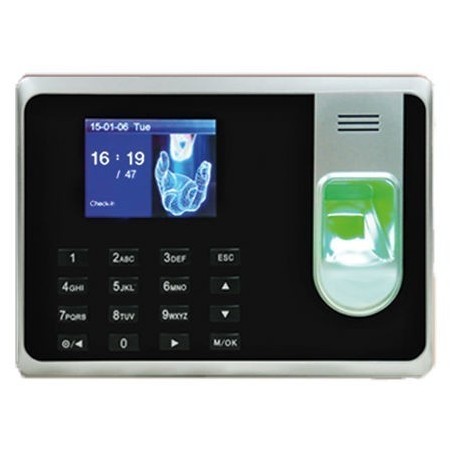 Control de Presencia, Huellas, Tarjeta EM RFID y teclado - 500 grabaciones / 50.000 registros - TCP/IP, USB