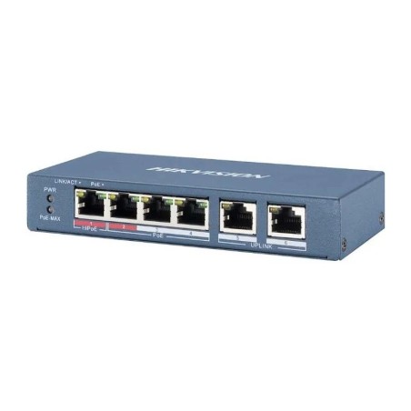 Switch Smart PoE Hikvision DS-3E1106HP-EI - 60W