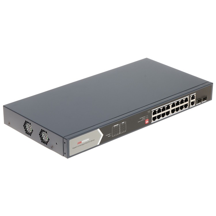 Switch PoE Hikvision DS-3E0520HP-E - 16 PoE Hi-PoE