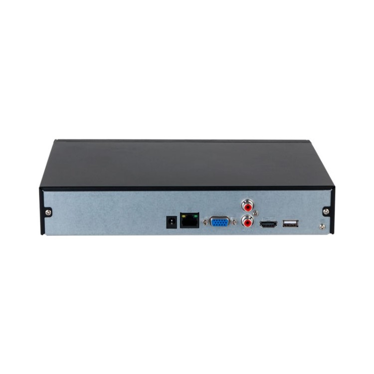 NVR 4ch IP hasta 12Mpx, 80Mbps, H.265, 1 HDD