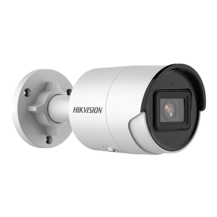 Cámara IP bullet, 8MPx, IR 40mts, 2.8mm, H.265+, PoE802.3af.  IP67, Motion Detection 2.0 de humanos y vehículos
