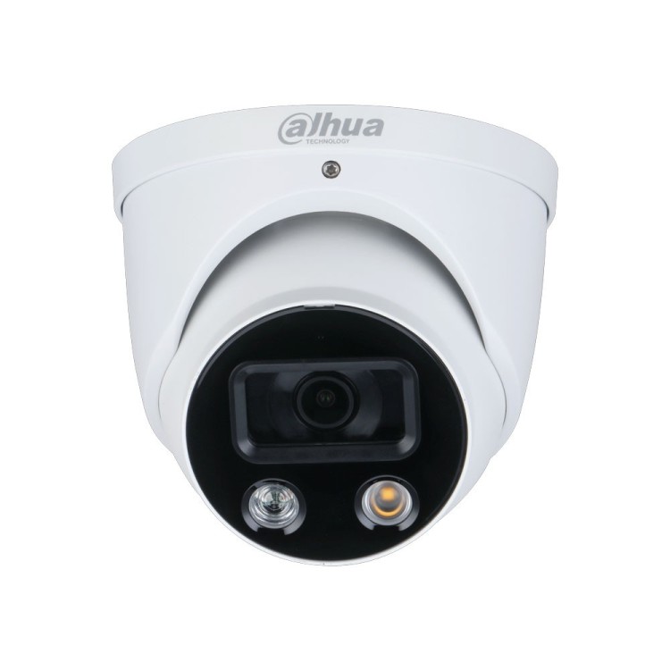Cámara IP domo, 5Mpx, SmartLight Color 30mts, fija 2.8mm, H265+, PoE802,3af, IP67