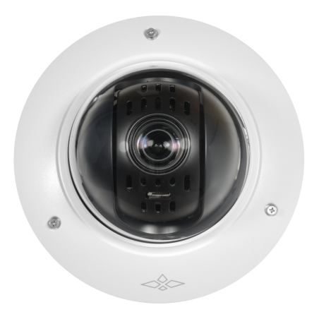 Cámara IP domo PTZ, 2.1Mpx Starlight,  12X, 5.1-61.2mm, H265+,  PoE802,3af, Iinterior, IK10