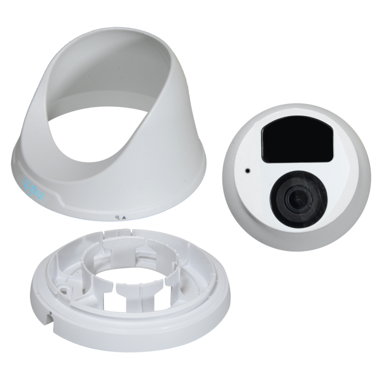 Cámara IP domo, 4Mpx, IR 30mts, 2.8mm, UltraH265, PoE802,3af, IP67