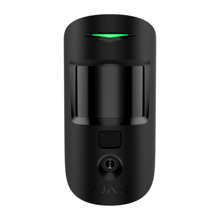 Detector PIR Ajax AJ-MOTIONCAM-PHOD-S-B - Superior, PhOD, foto bajo demanda, antimascotas. Negro