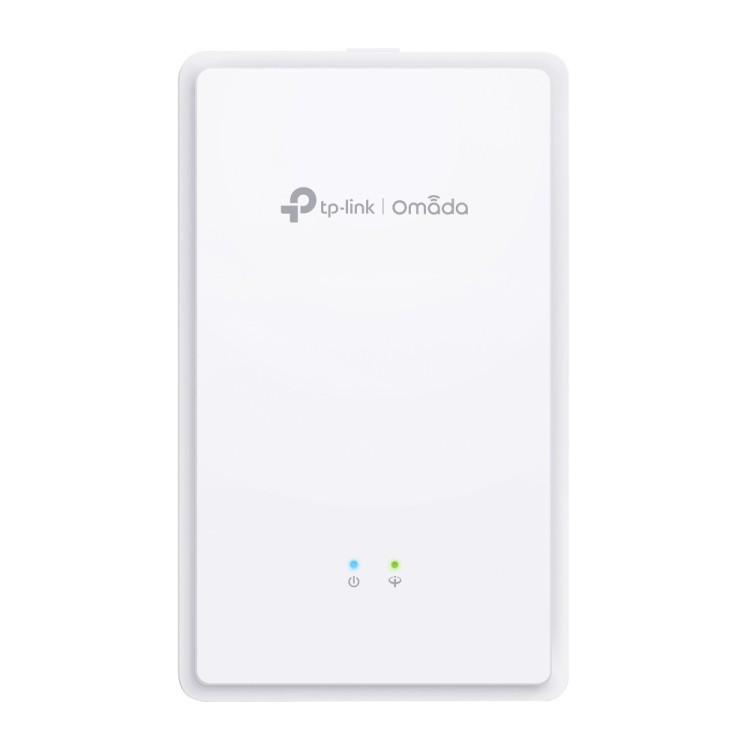 Punto de acceso WiFi 6 AX1800 GPON de pared Omada TP-Link EAP615GP-Wall - GPON, PoE, Gigabit, 20/23 dBm