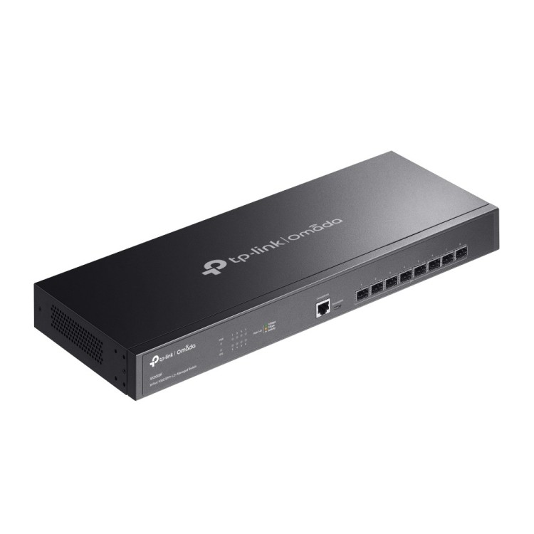 Switch Gestionable OMADA de 8 SFP+ (10Gb), 1 puerto de consola RJ45, L2/L2+, para rack 19"