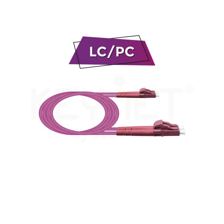 Latiguillo LC/PC - LC/PC, Multimodo, Duplex, 50/125, OM4, 1.9mm, LSZH-FR, 200Mts